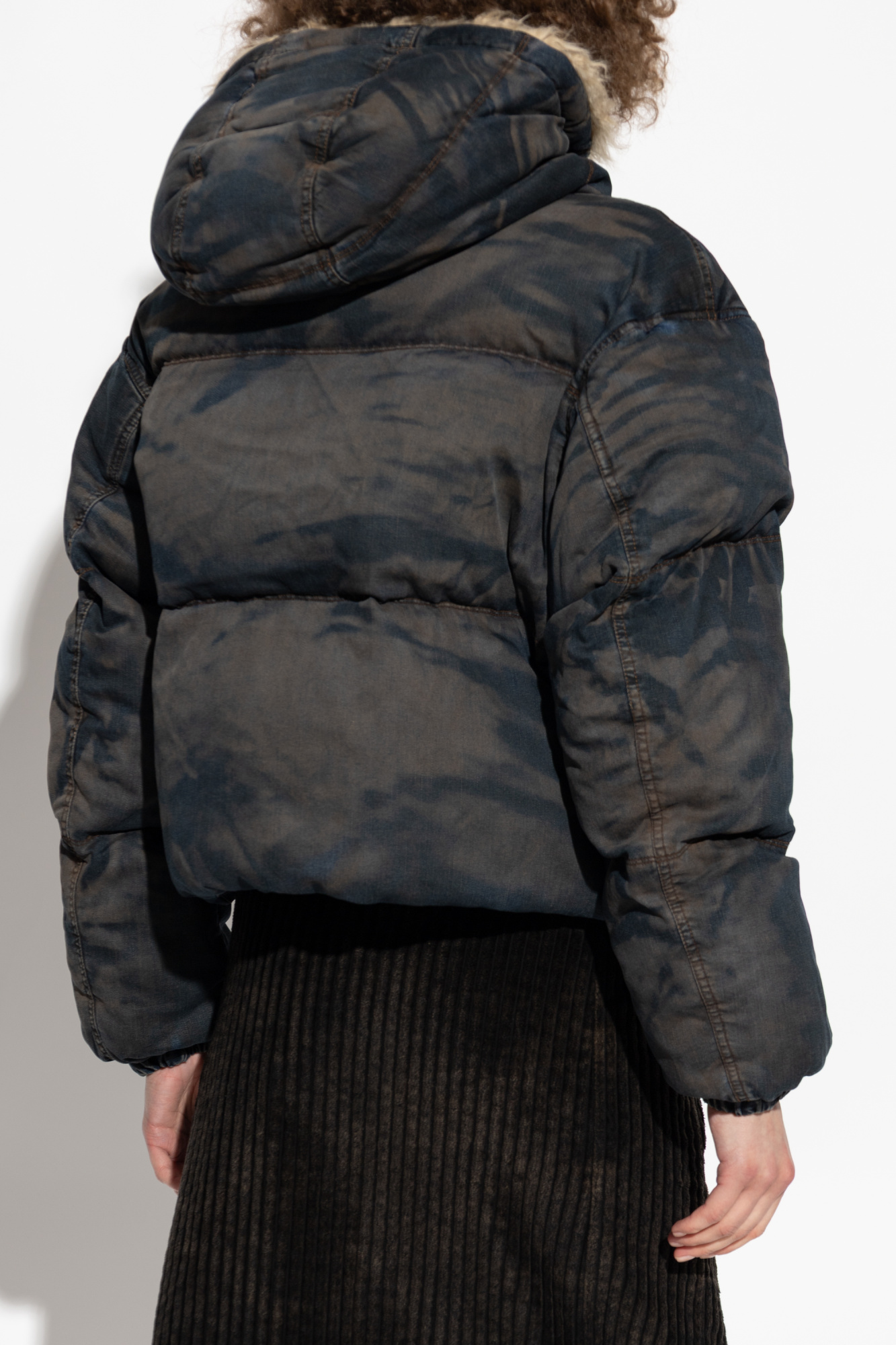 00s real fur jacket 短丈 黒archive Grey Insulated jacket `W-AVES-FUR` Diesel - Vitkac Canada